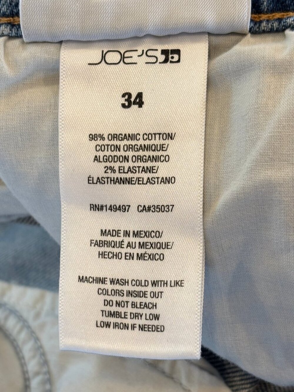 NWT Joe's Jeans The Callie High Rise Cropped Boot Jeans Light Wash Size 34 - Picture 5 of 6
